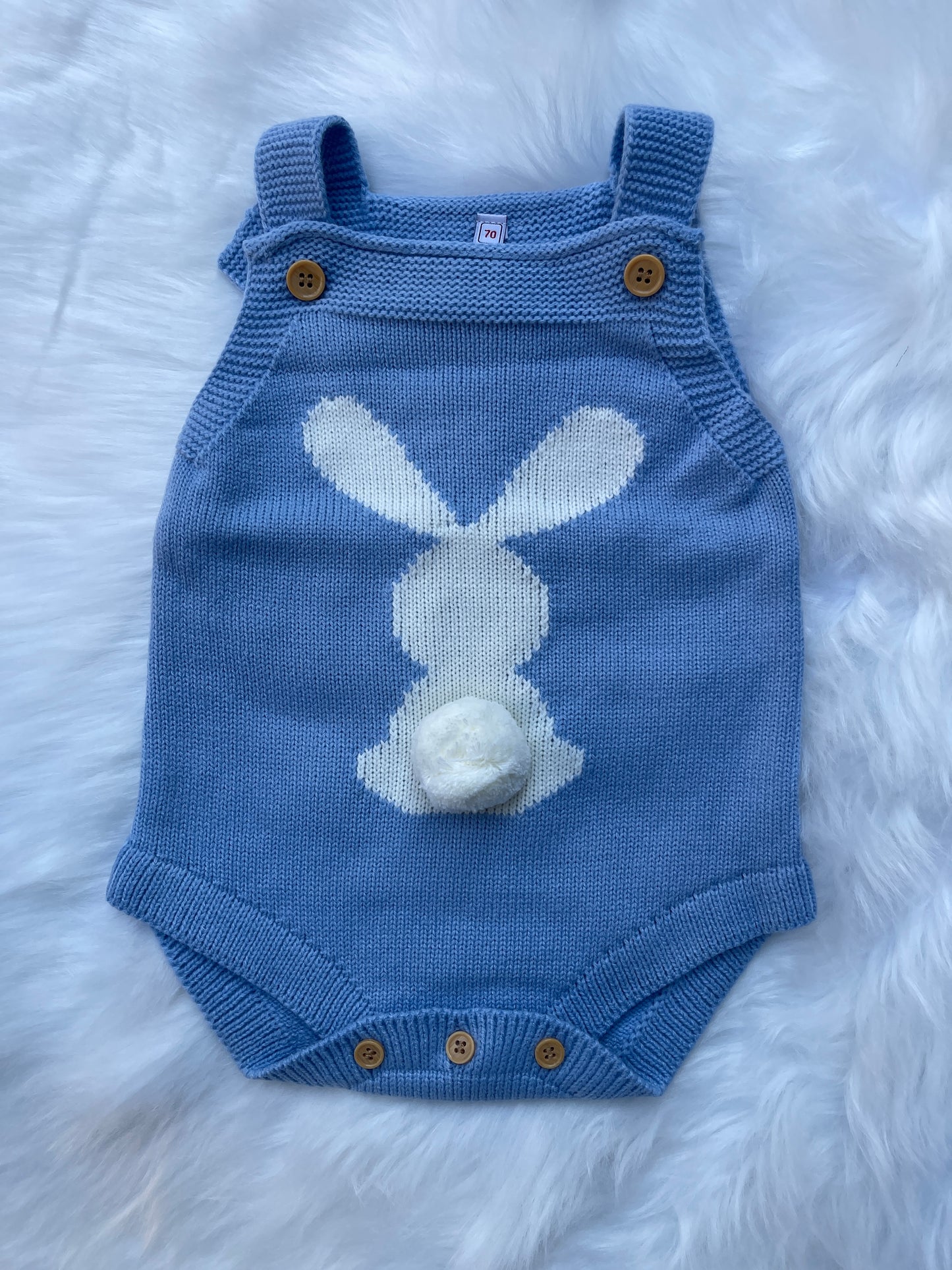 Cute Rabbit Baby Knitted Romper